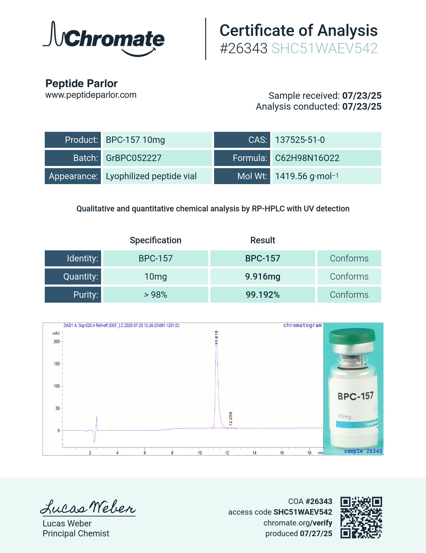 BPC - 157 (10mg)